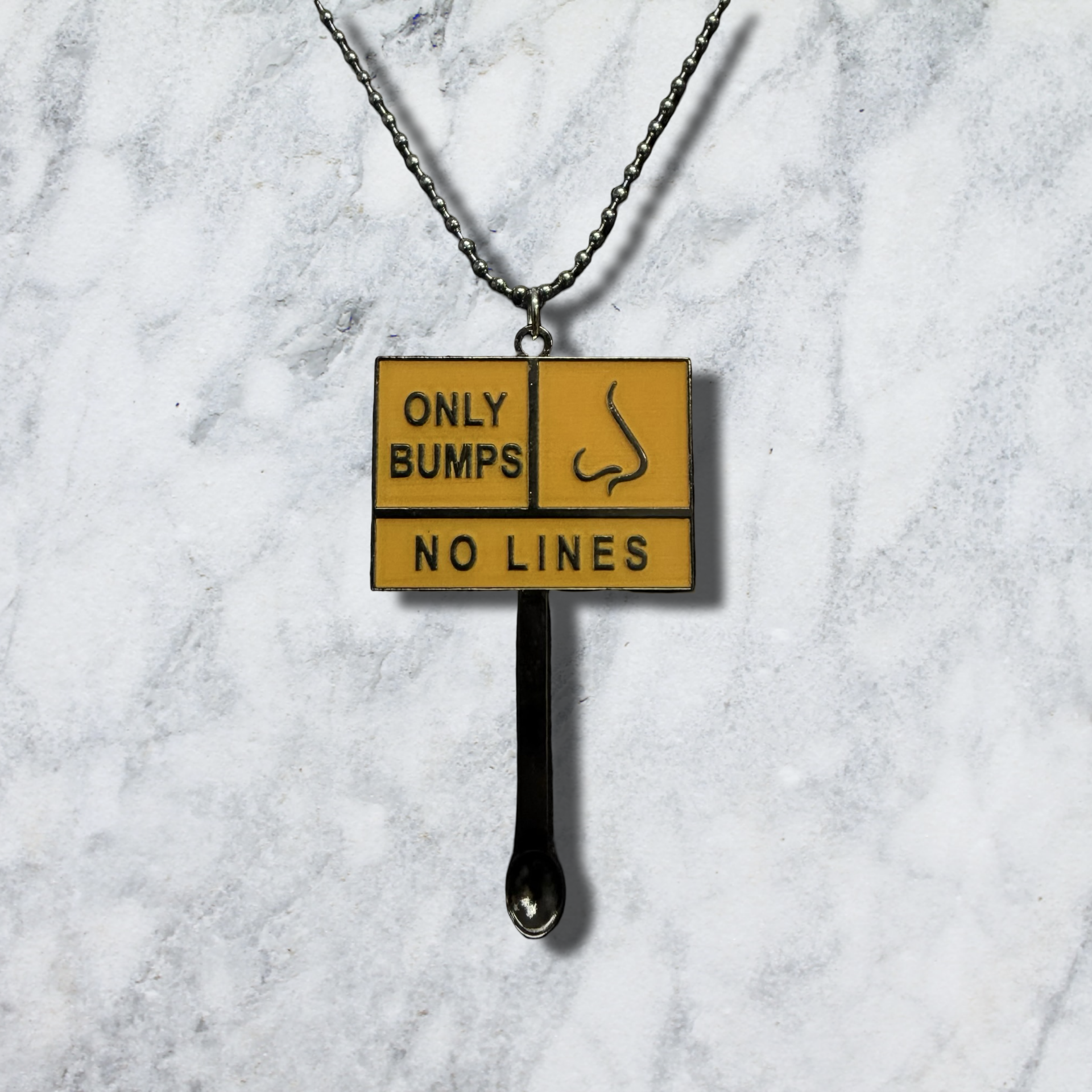 Road Works sign Spoon